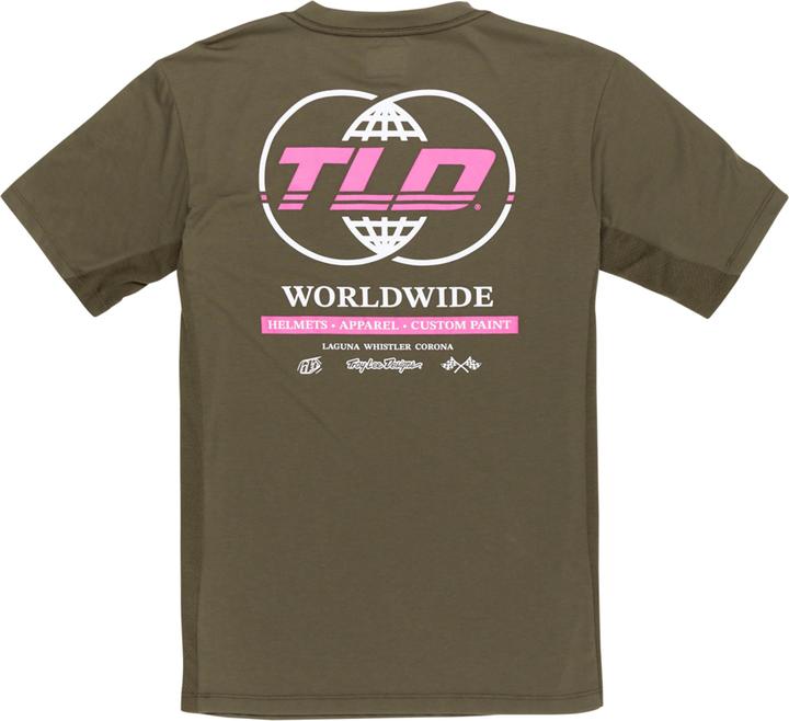 Actual product image Troy Lee Designs Skyline LS Ride Tee, Worldwide, caper, S (S)
