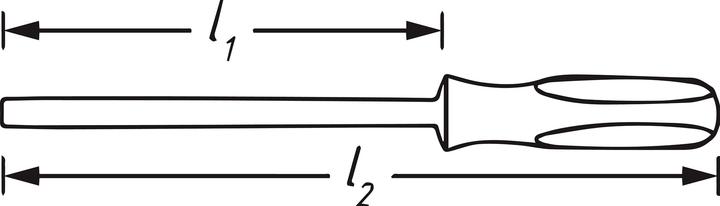 Produktbild HAZET Schraubendreher trinamic 803S-55 ∙ Schlitz Profil ∙ 1 x 5.5 mm (Schlitzschrauben)