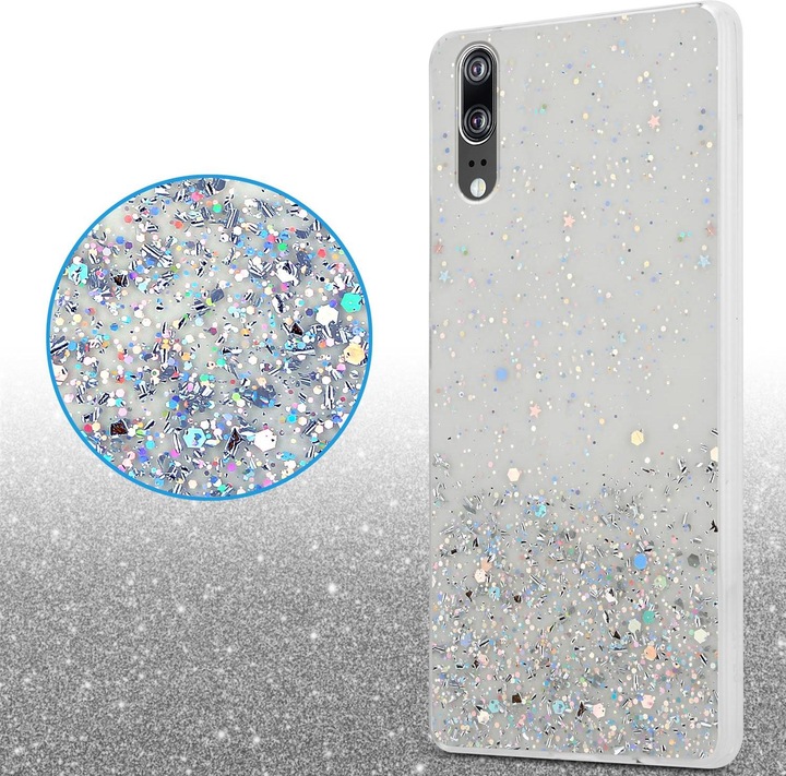 Actual product image Cadorabo TPU cover sparkling glitter (Cubot P20)