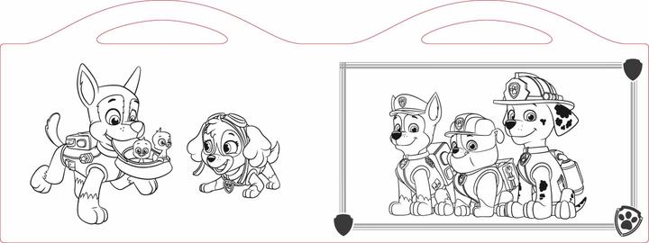 Actual product image PAW Patrol coloring book