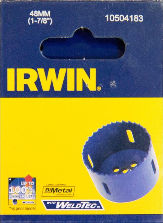 Immagine prodotto Irwin Sega a tazza bimetallica 48 mm, dentatura Vario 4,5/5,5 TPI, Weldtec, 10504183 (48 millimetri)