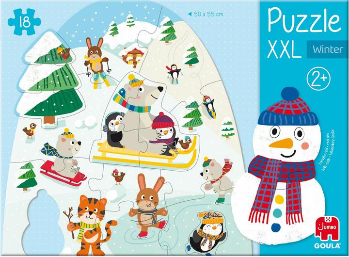 Actual product image Goula Puzzle XXL Winter (18 pieces)