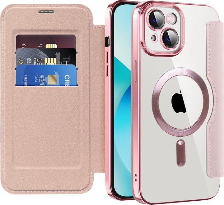 Actual product image Techsuit - SmartMag Book Case - iPhone 13 - Pink (Apple iPhone 13)