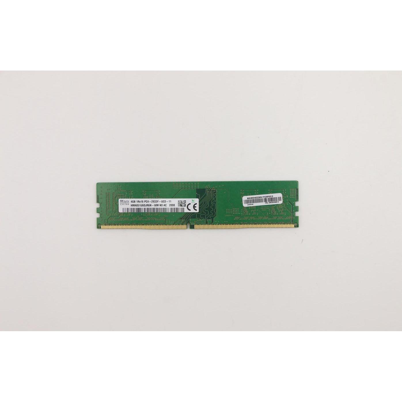 Lenovo UDIMM,4GB,DDR4,2933,Hynix (2933 MHz, DDR4-RAM, U-DIMM), RAM