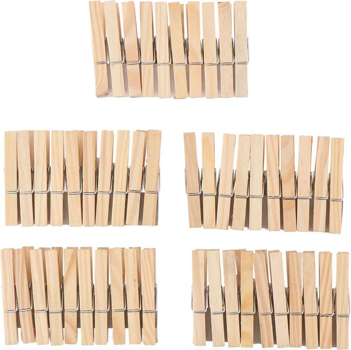Lifetime Mollette per abiti in legno 100pc