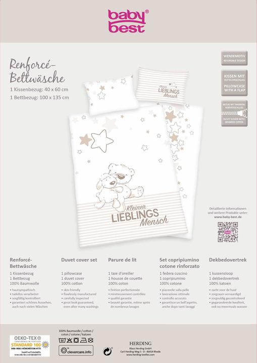 Image du produit Babybest Personne préférée (100 x 135 cm, 40 x 60 cm)
