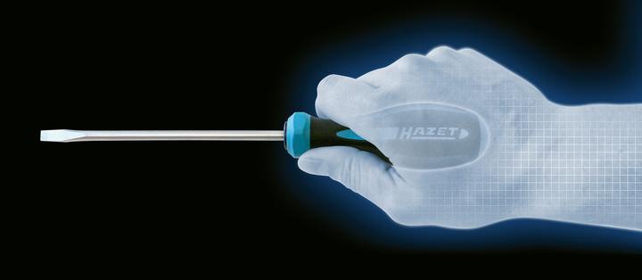 Produktbild HAZET Schraubendreher HEXAnamic 802-30 ∙ Schlitz Profil ∙ 0.6 x 3.5 mm (Schlitzschrauben)