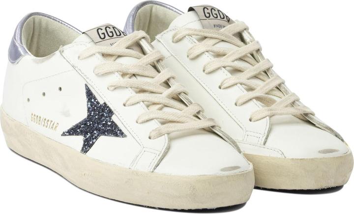 Produktbild Golden Goose super star leather sneakers black and white (40)