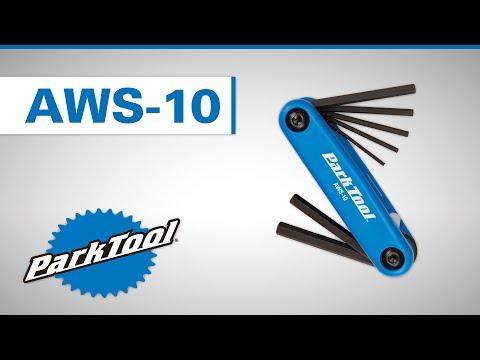 Actual product image Park Tool Fold Up Hex Wrench Set AWS-10