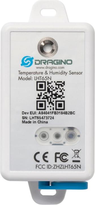 Image du produit Dragino LHT65N E3 Capteur de température et d'humidité LoRaWAN (Actionneur de chauffage)