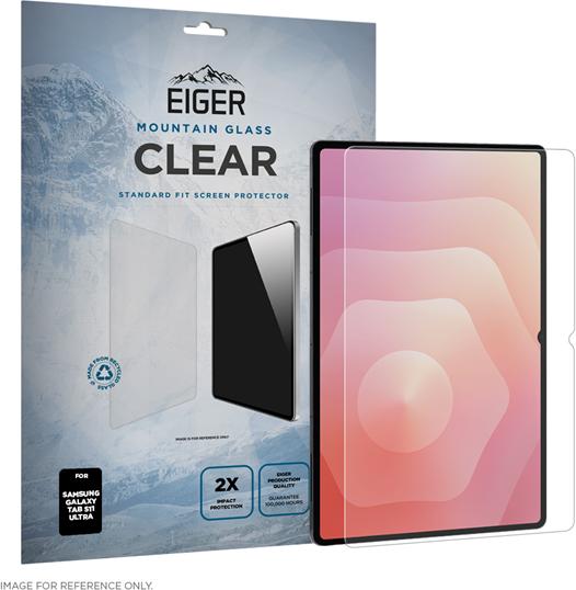 Eiger Display-Schutzglas Mountain Glass Clear Tablet (1 pcs, Samsung Galaxy Tab S11 Ultra)