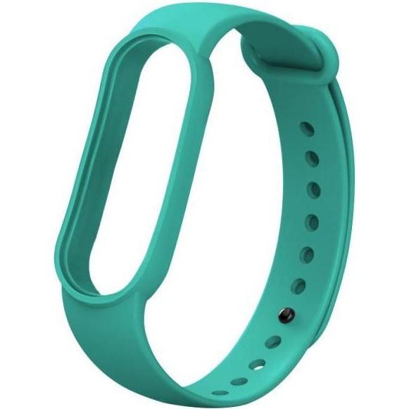 MU Classic Fashion Silicone Series Silikon Ersatz Armband (Silikon, Mi Band 7), Uhrenarmband, Grün