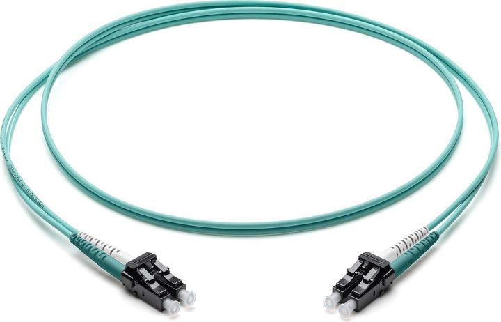 Produktbild Corning LWL-Patchkabel LC/LC OM3 50/125,2m,türkis F050502T2Z20002M (CAT8.1, 2 m)