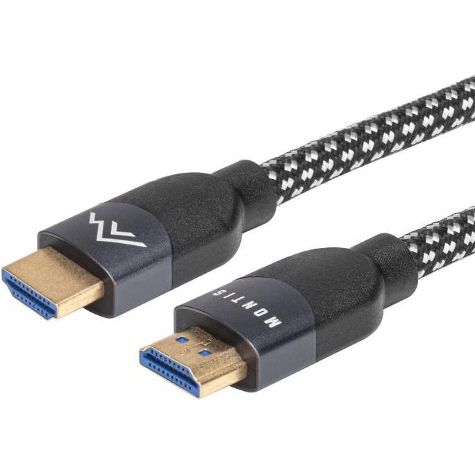 Montiss Kabel Montis HDMI - HDMI 2m czarny (MT163-2) (2 m), Cavo video, Nero