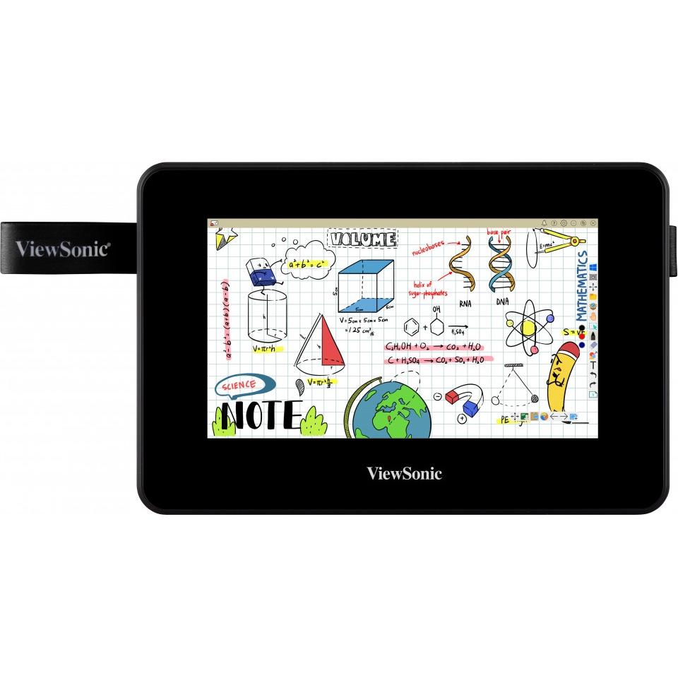 Viewsonic Tavoletta Viewboard Pen Display 7" Digital Writing Pad Tavoletta Grafi (7", 614400 lpi), Grafiktablett, Schwar...