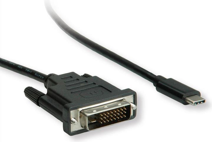 Actual product image Roline USB Typ C — DVI (2 m)