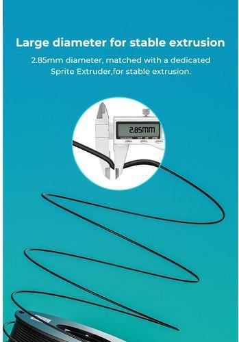 Produktbild Creality Filament TPR Schwarz 2.85 mm 1.29 kg (2.85 mm, 1290 g)