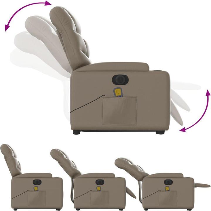 Produktbild vidaXL Massagesessel mit Aufstehhilfe