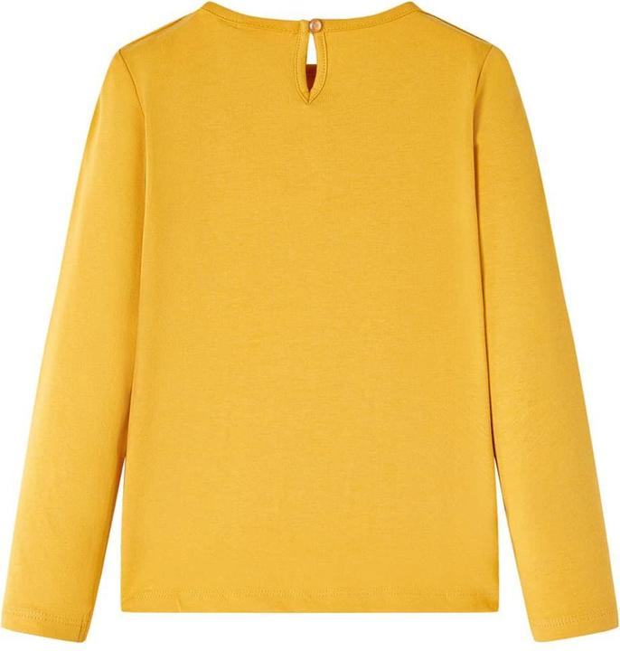 Immagine prodotto VidaXL Camicia da bambino a maniche lunghe ocra 104, materiale: 95% cotone. 5 (104)