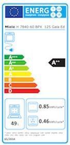 Energy Label Miele H 7840-60 BPX 125 Gala Ed