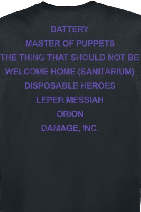 Produktbild Metallica Master Of Puppets Tracks (Longsleeve) (L)