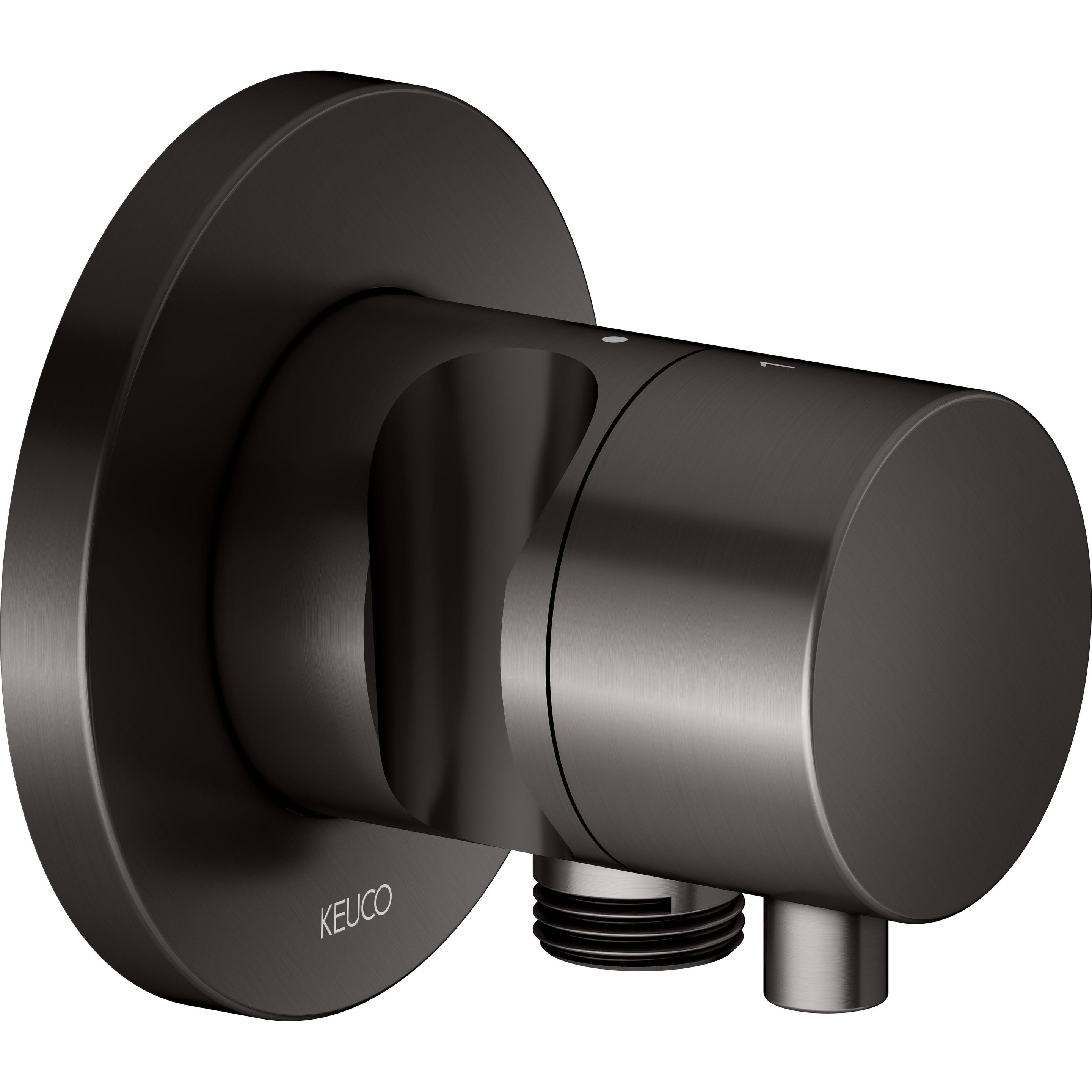 Keuco, Badarmatur, IXMO Umstellventil UP 2 Verbraucher, Schlauchanschluss, Comfort Griff und Brausehalter, ohne A