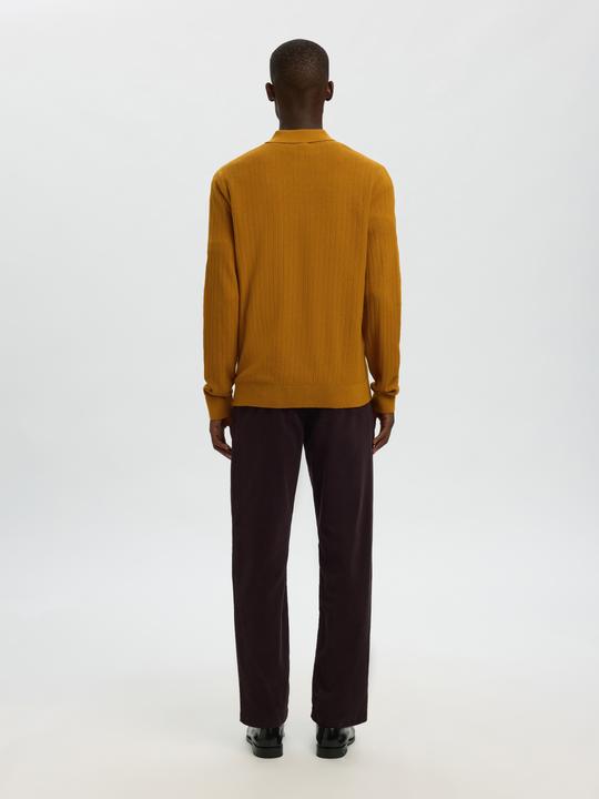 Produktbild Selected 100% Baumwoll Langarm-Poloshirt (M)