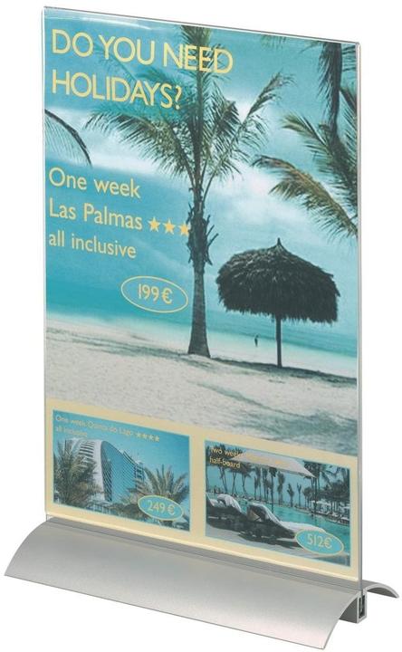 Produktbild Durable Tischaufsteller, Acryl mit Aluminiumfuss (A5)