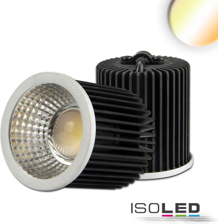 Produktbild Isoled LED Spot weissdynamisch GU10 8W, 3-polig, 24V DC, silber, 60°, 2700-5700K, CRI80 (GU10)