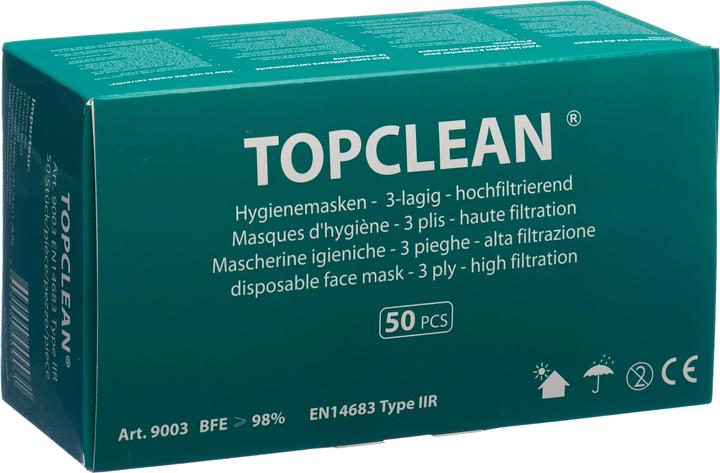 Topclean Masque buccal (Type IIR, 50 x)