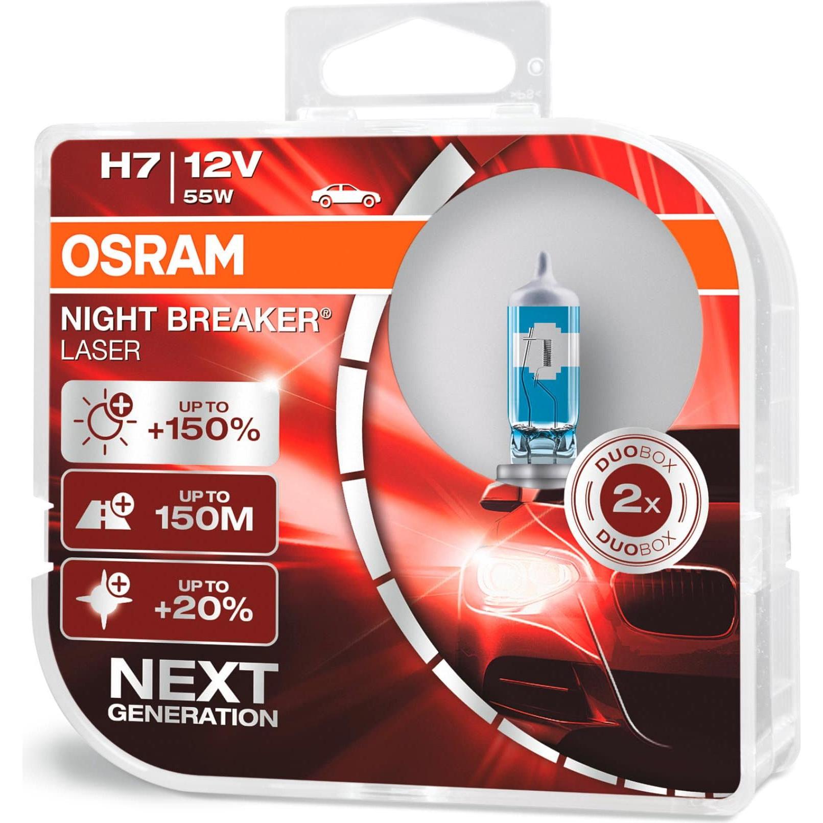 Osram, Illuminazione auto, Night Breaker Laser Duobox (H7)
