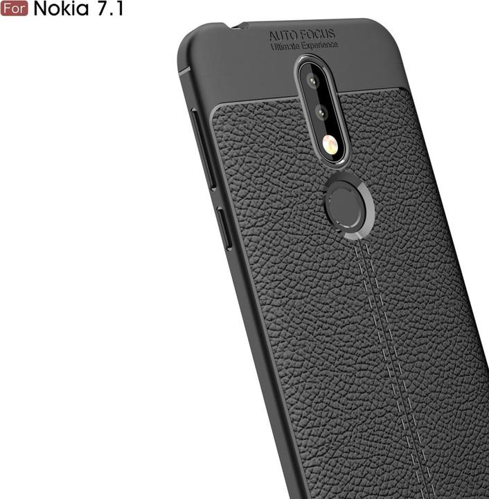 Immagine prodotto Screenguard Nokia 7.1 Cover Design in pelle Copertura TPU (Nokia 7.1)
