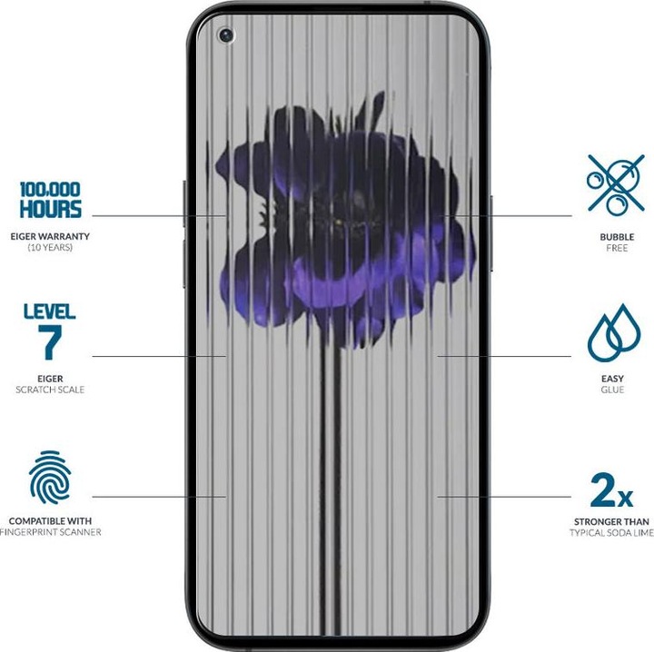 Actual product image Eiger Mountain Glass (1 Piece, Nothing Phone (1))