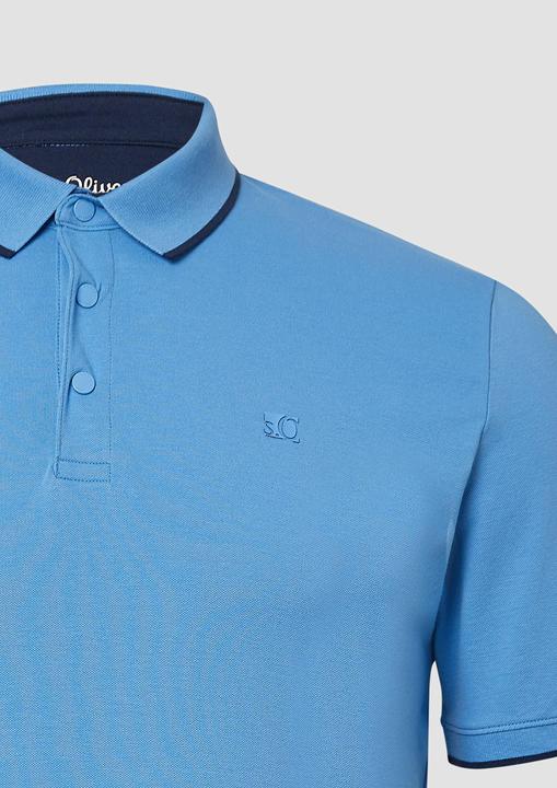 Image du produit S.Oliver Polo-Shirt Sportives Piqué-Poloshirt mit Kontrast-Details (XXL)