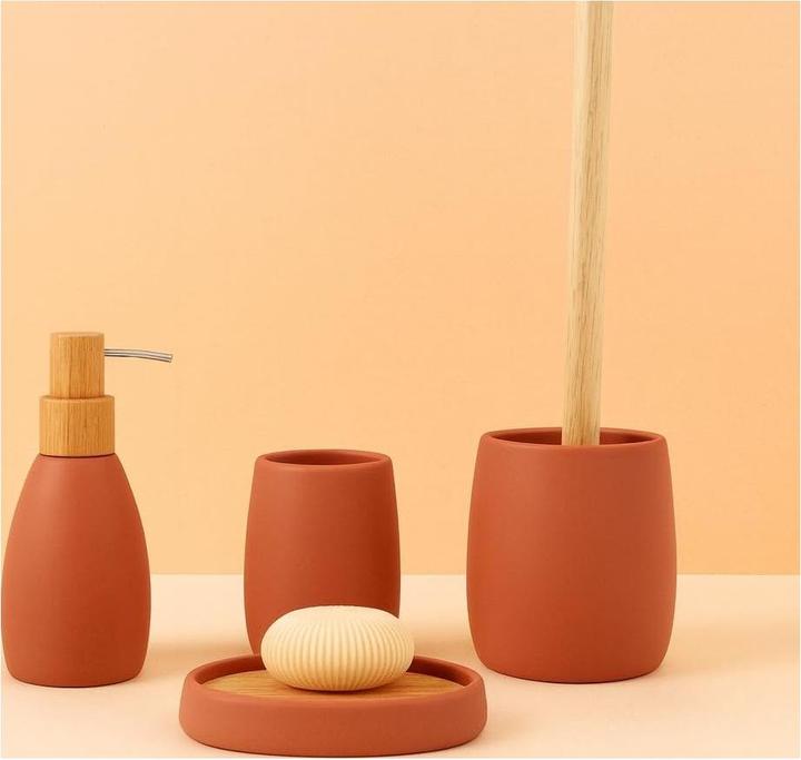 Produktbild Steinbach Sven Polyresin Wc Garnitur Terracotta