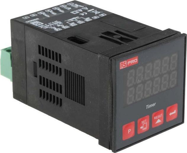 Produktbild RS PRO Timer, 6 Digit, 48x48, 24Vac/dc
