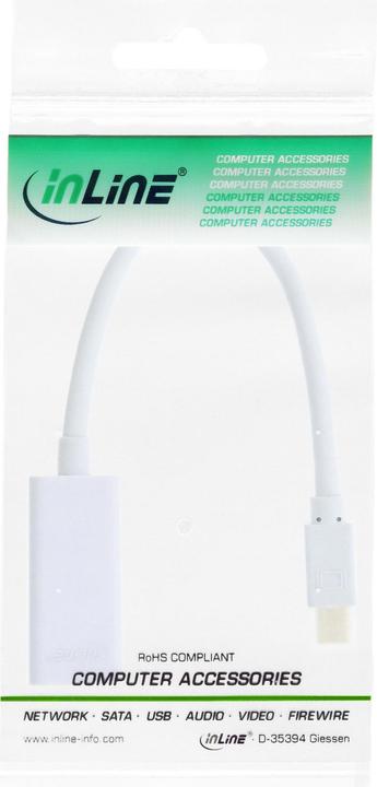 Image du produit InLine Câble adaptateur Mini DisplayPort HDMI avec audio (Mini DP, HDMI, 150 cm)