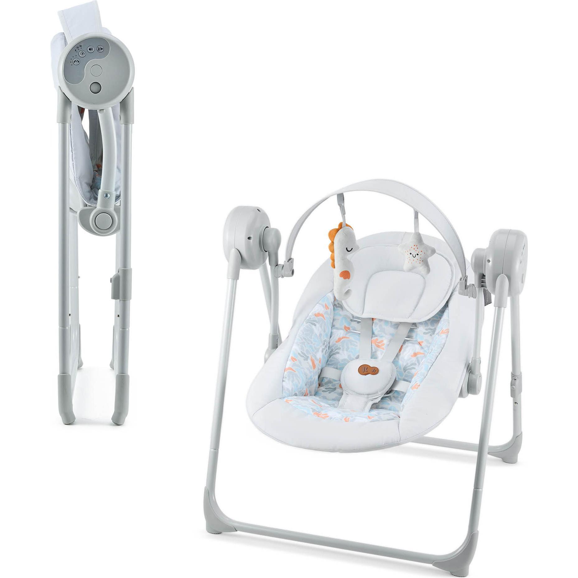KinderKraft, Sdraietta bebè, bouncer SWINGEE grey