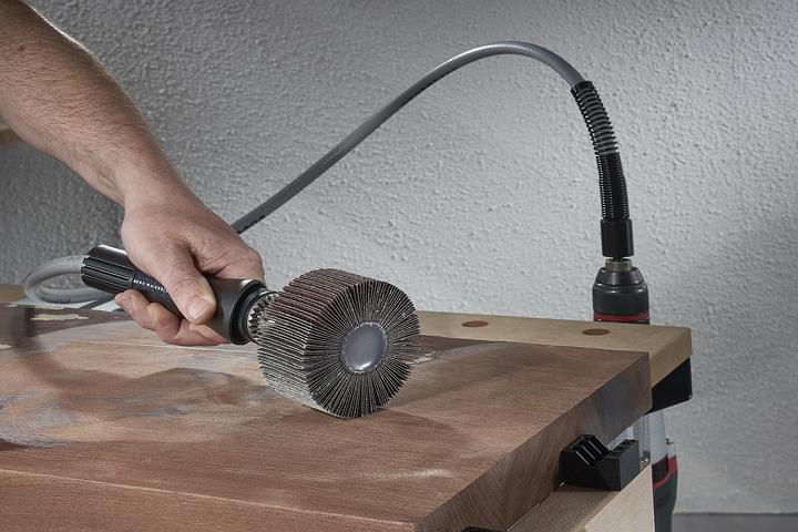 Produktbild wolfcraft wolfcraft 1 Fächerschleifer S=6mm K60 ø80x30mm (60)