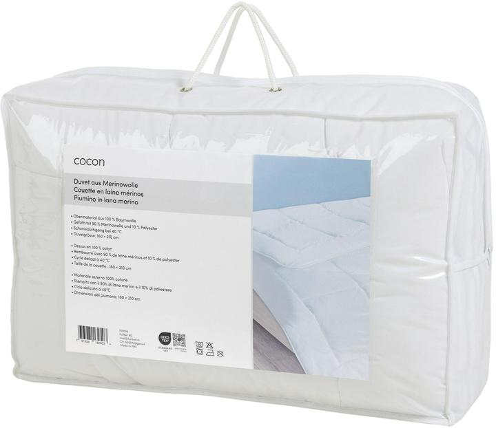 Image du produit Cocon Duvet Merinowolle 160x210cm (1100 g, 160 x 210 cm)