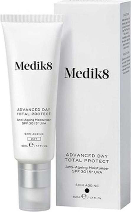 Actual product image Medik8 Advanced Day Total Perfect Anti-Aging Moisturiser SPF 30 50ml (50 ml, Day cream, SPF 30)
