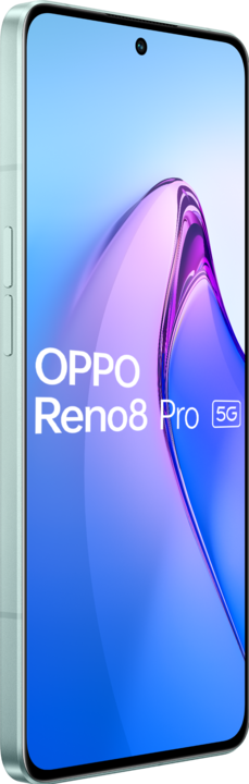 Actual product image OPPO Reno 8 Pro (256 GB, Glazed Green, 6.70", Dual SIM, 50 Mpx, 5G)