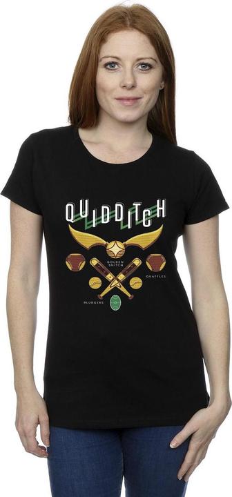 Image du produit - T-shirt QUIDDITCH BLUDGERS QUAFFLES - Femme (XL)