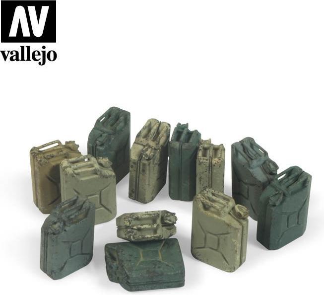 Vallejo German Jerrycan set (SC207) (Plastic)