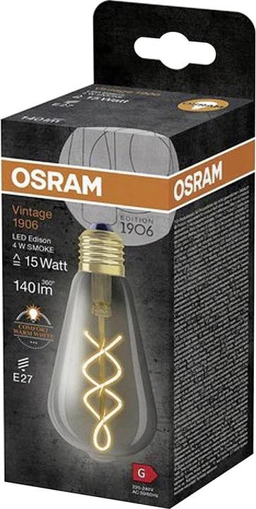 Produktbild Ledvance LED-Vintage-Lampe (E27, 4 W, 140 lm, 4 x, G)