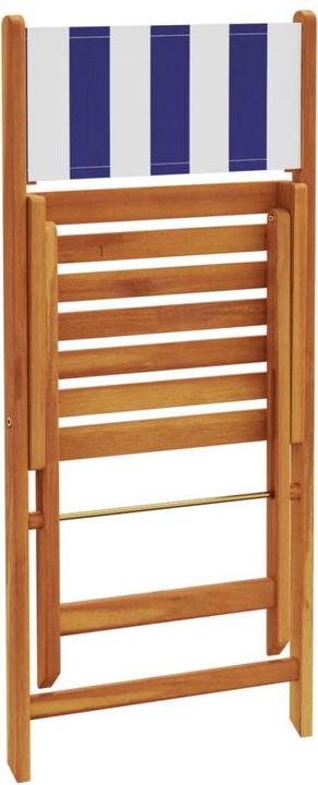 Immagine prodotto vidaXL Sedie da bistrot 2 pezzi. Acacia e tessuto