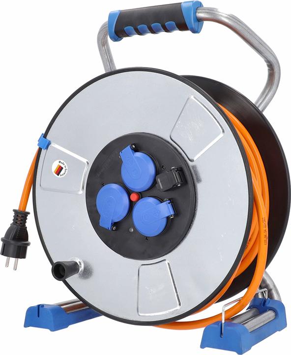 Actual product image As - Schwabe Metal cable reel with protective insulation (40 m, 2.50 mm²)