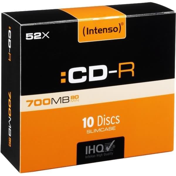 Produktbild Intenso CD-R 80min/700MB (10 x)