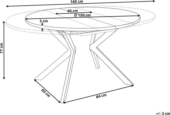 Actual product image Beliani Carlea
