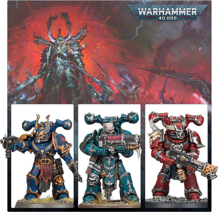 Produktbild Games Workshop Warhammer 40k - Space Marine du Chaos Squad / Legionnaires (2025) (Kunststoff)